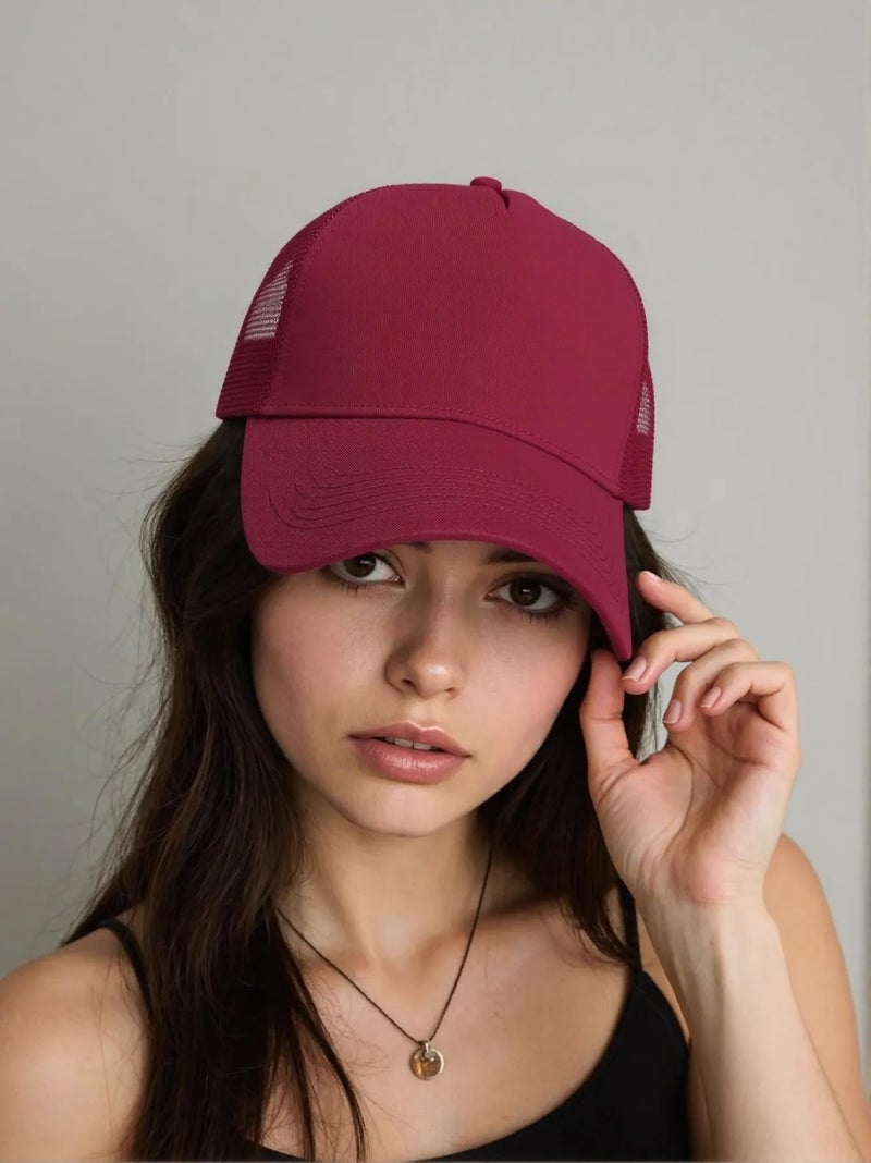 Tergy 5 Pieces Vintage Washed Plain Baseball Cap Distressed Dad Golf Hat for Men Women (5 Pure Colors) - Image 4