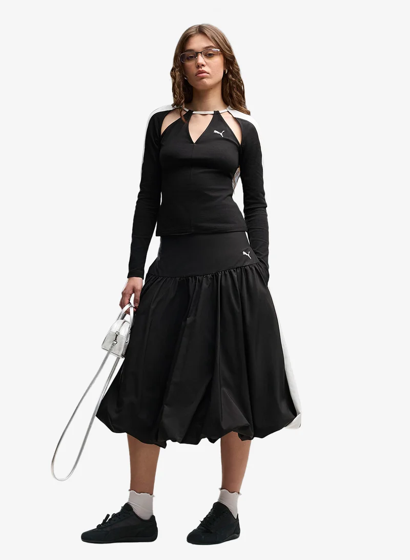 Puma T7 Balloon Woven Midi Skirt