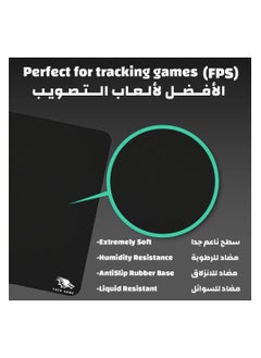 YASA GAME Extended Large Gaming Mouse Pad 120 X 60 cm XXL Full Desk Art style & Mousepad Non-Slip Rubber Base Big Keyboard Mat with Stitched Edges water resist for Gaming from Yasa ( Full Black )  - Image 4