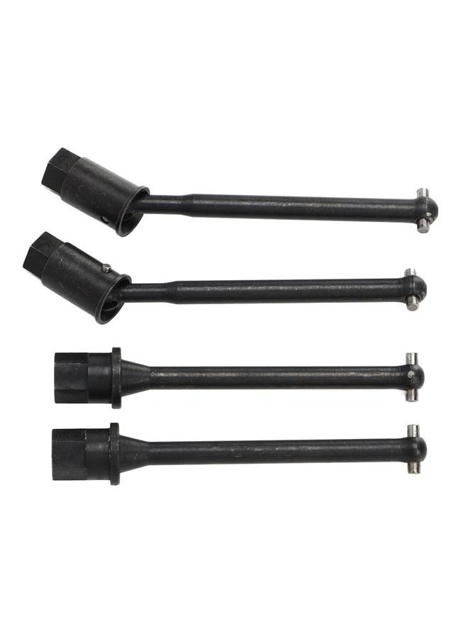 Thoraya - Front Rear Driveshaft High Hardness Steel Rustproof Wear Resistant Drive Shaft for Axial 1/18 Black - Image 1