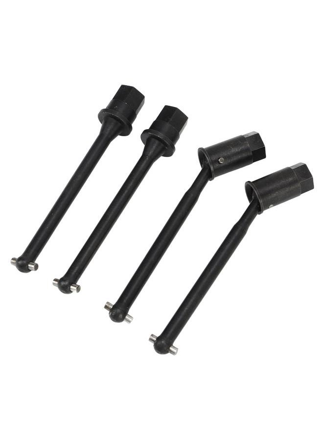 Thoraya - Front Rear Driveshaft High Hardness Steel Rustproof Wear Resistant Drive Shaft for Axial 1/18 Black - Image 1