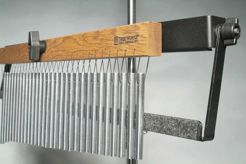TreeWorks Chimes TRE54 Made in USA Wind Chime/Bar Chime Damper with Built-In Mounting Clamp - Image 2
