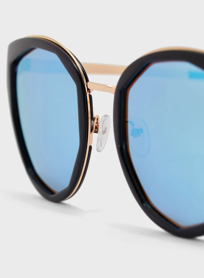 PRIVÉ REVAUX The Artist Geometric Sunglasses