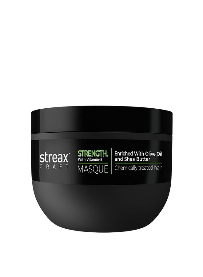 ستريكس قناع ستريكس كرافت سترينث، 200 مل | قناع للشعر للنساء | سبا للشعر المعالج كيميائياً | معزز بفيتامين هـ | غني بزيت الزيتون وزبدة الشيا - Image 1