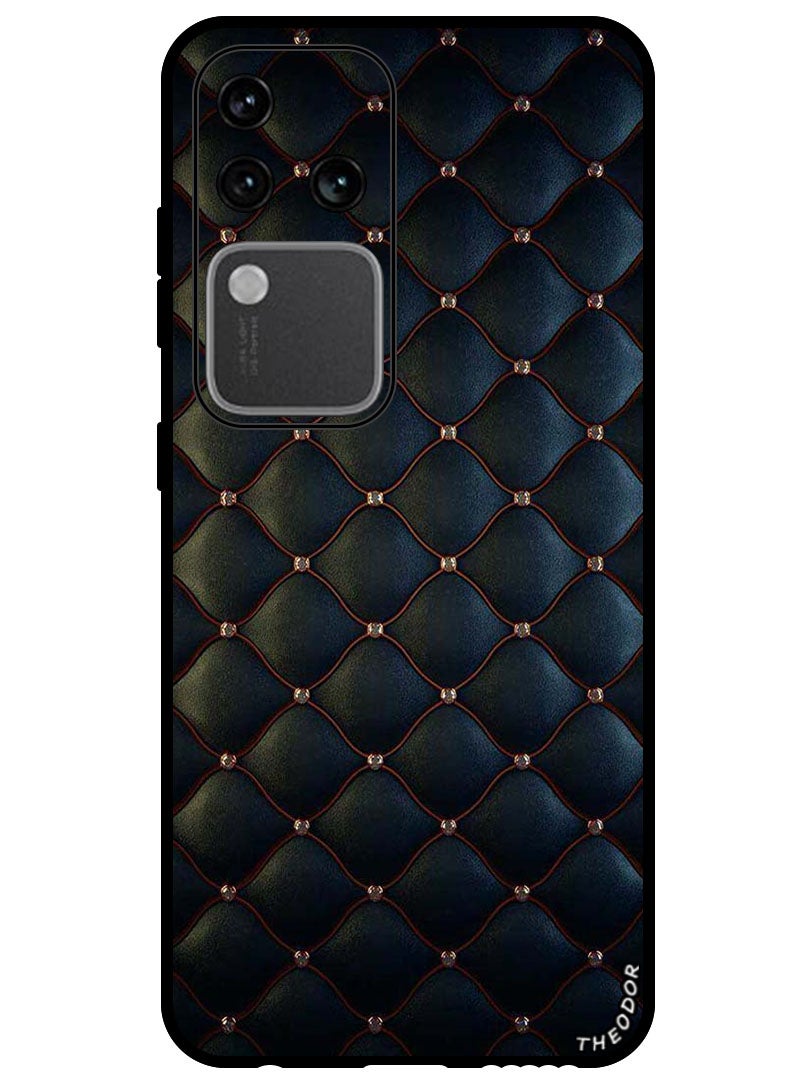 Theodor Protective Case Anti Scratch Shock Proof Bumper Cover For Vivo S18 Pro Stappers On Black Cloth Pattern - Image 1