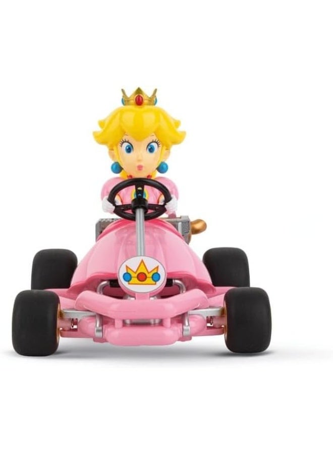 Carrera كاريرا RC ماريو كارت بايب كارت بيك 1:18 – كارت تحكم عن بعد 2.4GHz، قابل لإعادة الشحن عبر USB، سيارة RC جاهزة للتشغيل للأطفال 6+ (وردي، 370200986P) - Image 3