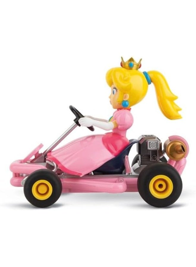 Carrera كاريرا RC ماريو كارت بايب كارت بيك 1:18 – كارت تحكم عن بعد 2.4GHz، قابل لإعادة الشحن عبر USB، سيارة RC جاهزة للتشغيل للأطفال 6+ (وردي، 370200986P) - Image 4