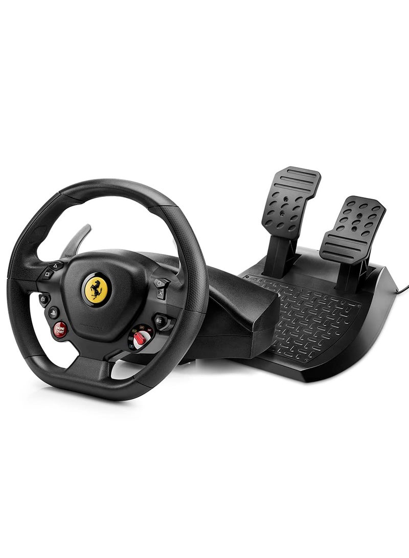 Thrustmaster T80 RW Ferrari 488 GTB Steering Wheel With Pedals - PC/PS4/PS5 - Image 1