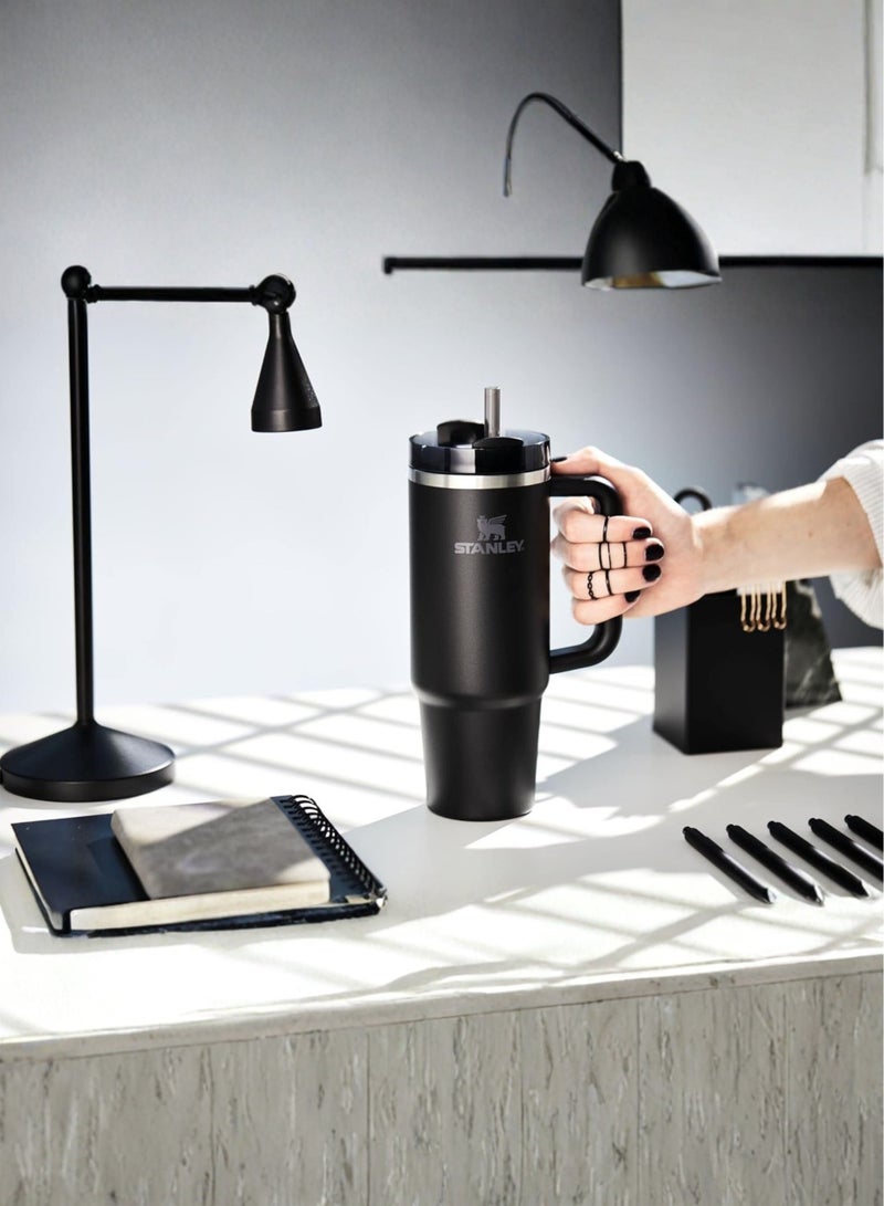 Stanley 40oz Stainless Steel Tumbler with Handle & Straw | Triple-Position Lid | Vacuum Insulated Travel Mug | BPA-Free 304 Steel | Hot & Cold Drink Flask - Image 2