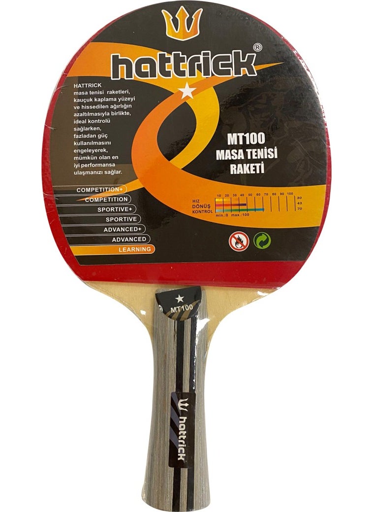 Hattrick MT100 Table Tennis Racket 