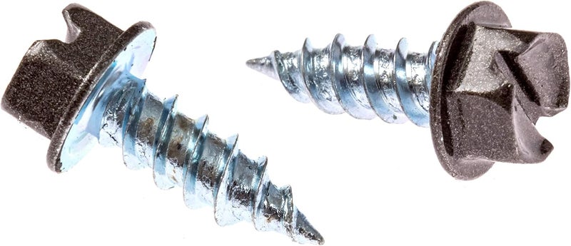 EAGLE 1 #8 1/2 inch (500 Count) Gutter Downspout Or Sheet Metal Screws (Multiple Quantities/Colors) - Easy Start Sharp Tip - Zip Screws/Fasteners (500, Bronze) - Image 1