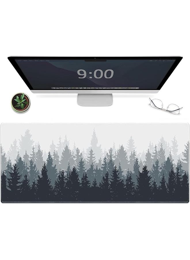 PlorFox Gaming Mouse Mat Forest Background Pattern XXL Large Mouse Mat Long Extended Mouse Pad Desk Mat Non-Slip Rubber Mouse Pads Stitched Edges Thin Pad(80 * 30 * 3mm) - pzsku/Z28ED4A2255365E45EF4DZ/45/_/1733592311/9cb40e25-9469-4af7-8ba9-11b746bf7419