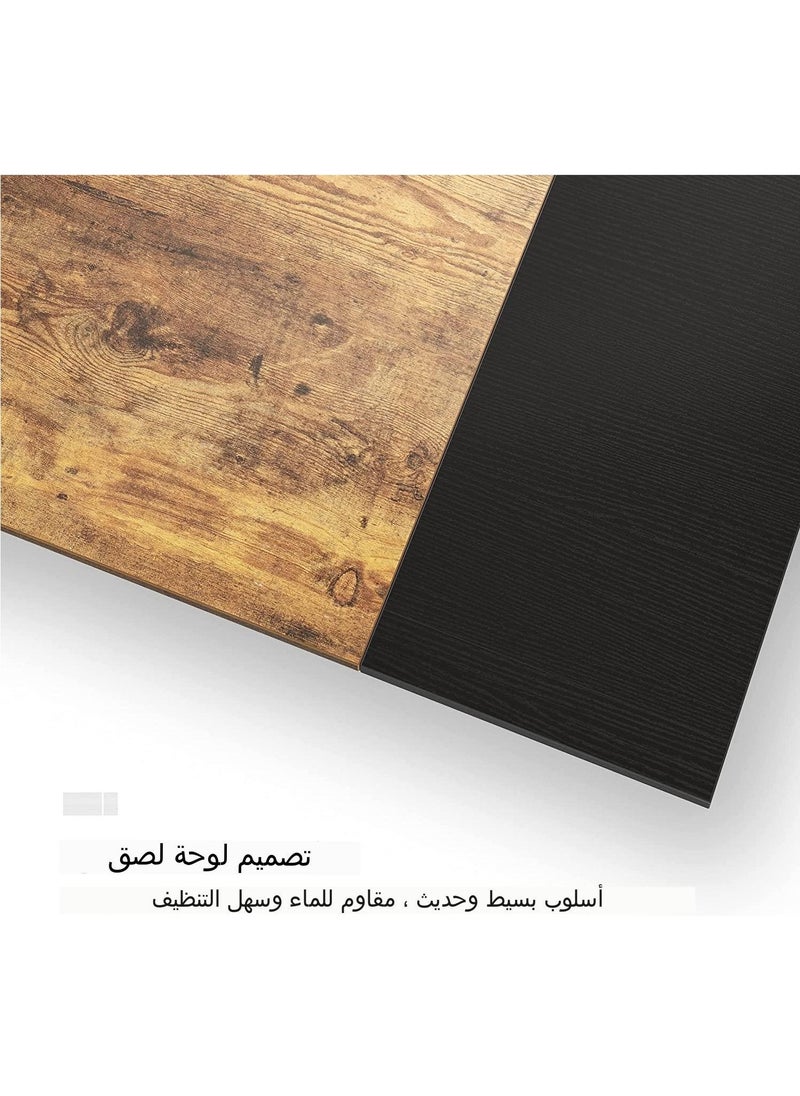 سي آند سي هوم مكتب كمبيوتر مع أرفف تخزين وخطاف سماعة رأس 120 سم  - Image 2