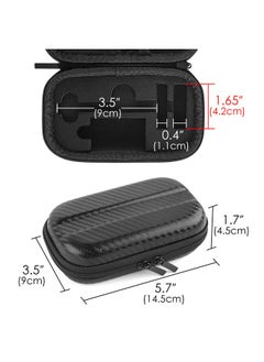 Linkidea Linkidea Hard Shell Safety Razor Travel Case, Shaving Kit Storage Box for Long/Short Handled Razor, Razor Blade and Attachments, Compatible with Merkur, Vikings, WEISHI Double Edge Safety Razor  - Image 3