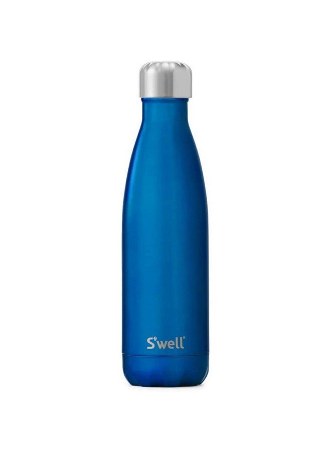 S'well Stainless Steel Water Bottle, 17oz, Ocean Blue, Triple Layered Vacuum Insulated Containers Keeps Drinks Cold for 36 Hours and Hot for 18, BPA Free, Perfect for On the Go - Image 1