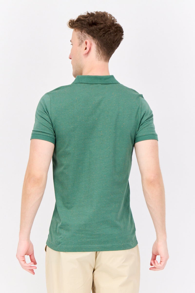 PUMA Men Slim Fit Short Sleeve Training Polo Shirt, Green - Image 2