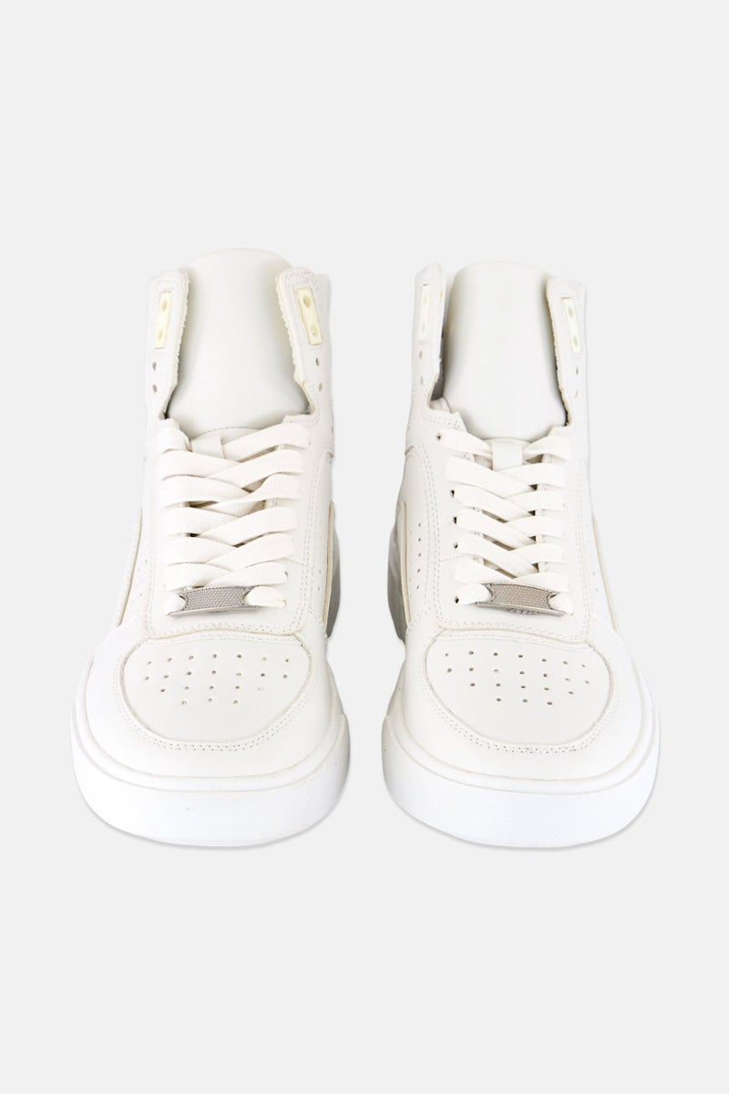 INC Men Keanu High Cut Lace Up Shoes, White - Image 4