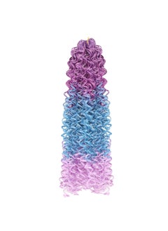 MODERN QUEEN 8 Packs of 55Inch Wavy Small Box Braids Crochet Hair  Knots Curls and Waves with ZiZi Braids  Synthetic Hand Crochet Extensions  28 StrandsPack  Ideal for Black WomenPurplebluepink 