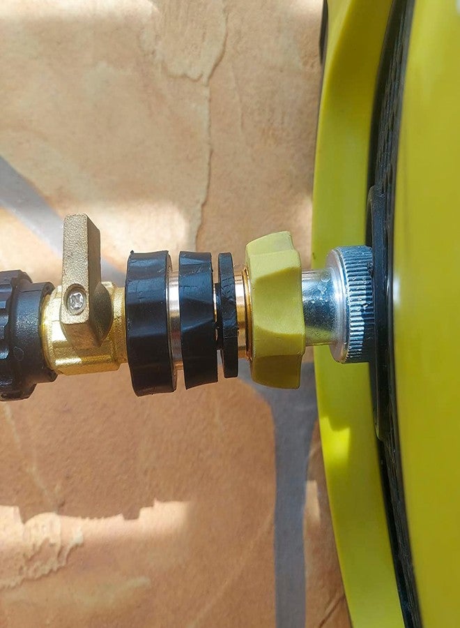 LIULO TOOL 3/4 Inch Garden Hose Quick Connect, Aluminum Garden Hose Fittings, Male and Female Water Quick Release Hose Connector, 6 Set - Image 4