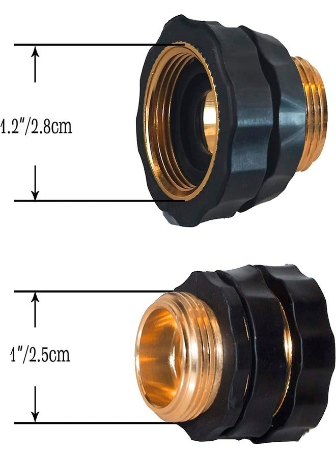 LIULO TOOL 3/4 Inch Garden Hose Quick Connect, Aluminum Garden Hose Fittings, Male and Female Water Quick Release Hose Connector, 6 Set - Image 2