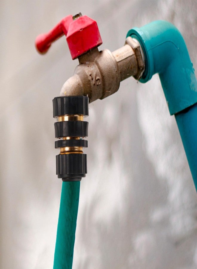 LIULO TOOL 3/4 Inch Garden Hose Quick Connect, Aluminum Garden Hose Fittings, Male and Female Water Quick Release Hose Connector, 6 Set - Image 5