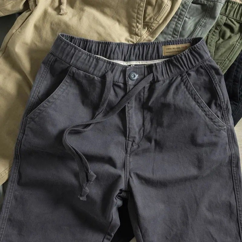 Work Pants Mens Labor Protection Pants Wear-resistant Loose plus size Work-site Clothes Dirt-resistant Summer Work Pants Green - Image 2