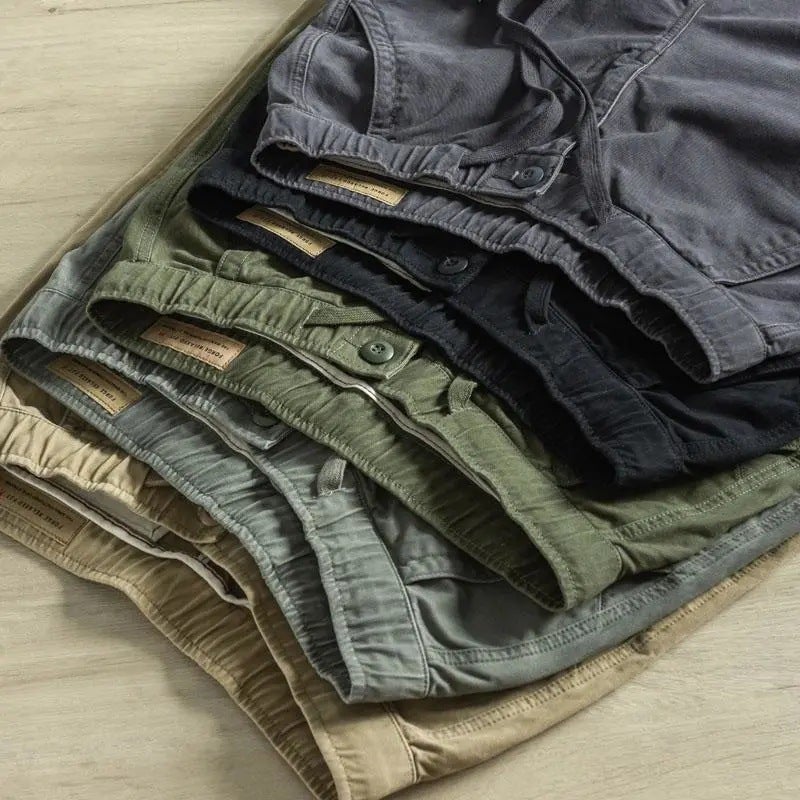 Work Pants Mens Labor Protection Pants Wear-resistant Loose plus size Work-site Clothes Dirt-resistant Summer Work Pants Green - Image 3