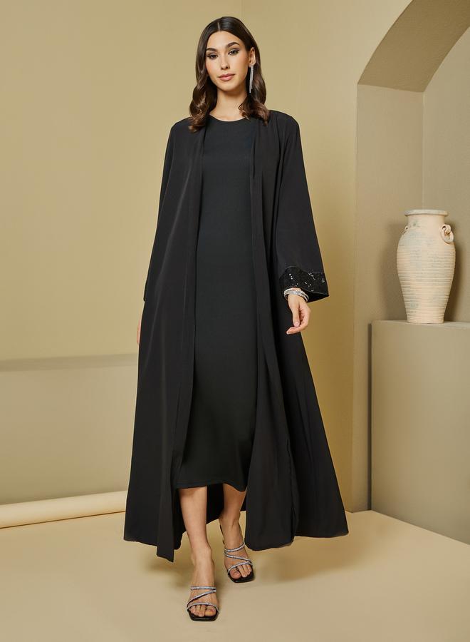 Styli Black Midi Dress - Image 1
