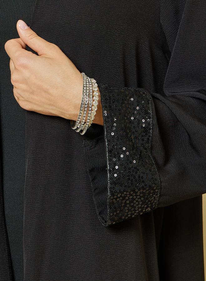 Styli Black Midi Dress - Image 3