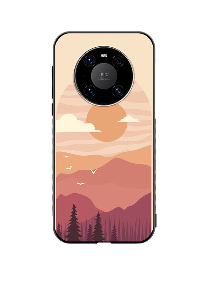 VR CREATIVE Protective Case Cover For Huawei Mate 40 Abstract Landscape Design Multicolour - Image 1