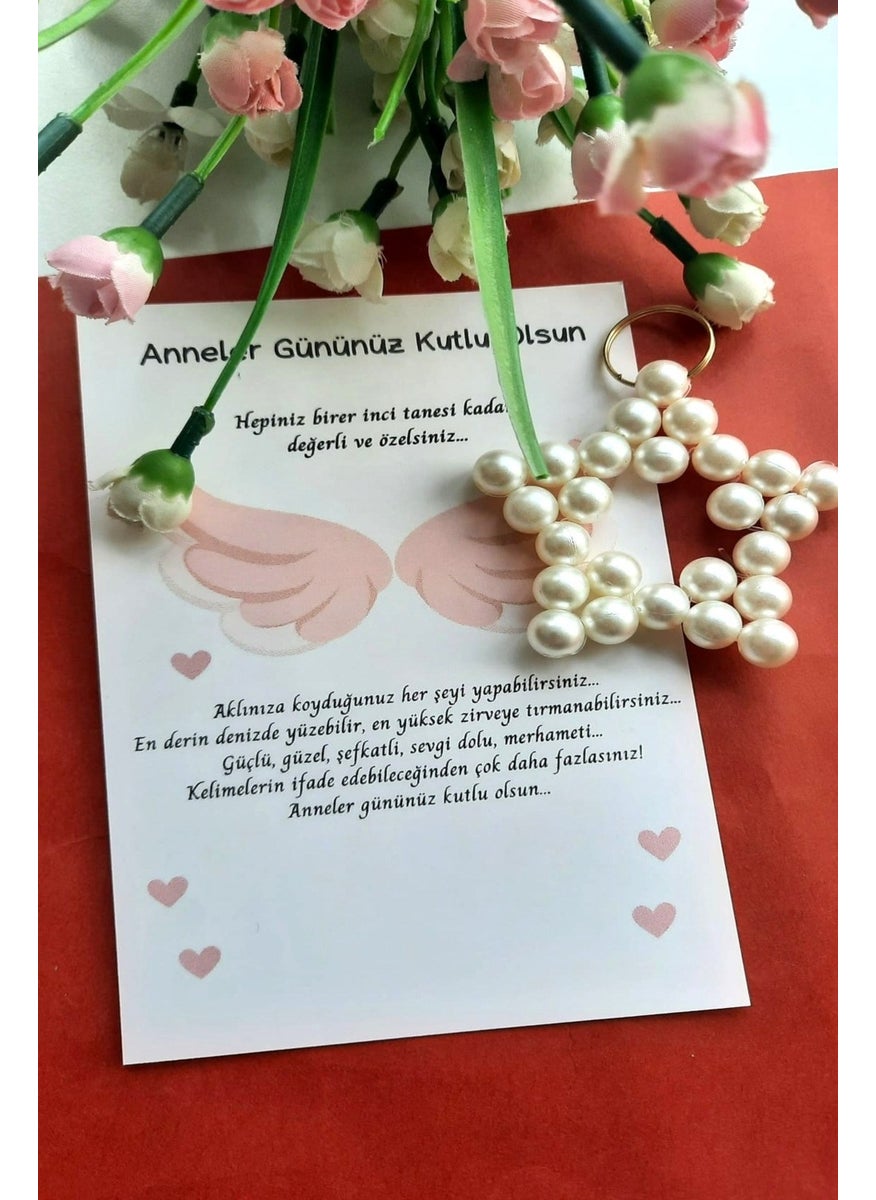 15 Pieces Pearl Keychain - Angel Wing Mother's Day Gift with Coated Card - Gelatin - pzsku/Z28EDA2E5D91924FC4045Z/45/_/1725895433/cf04b71d-eda3-4eb3-99d7-dd45c8967a60