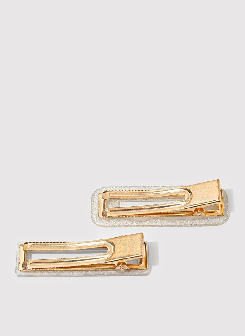 مافي Silver Hair Clip