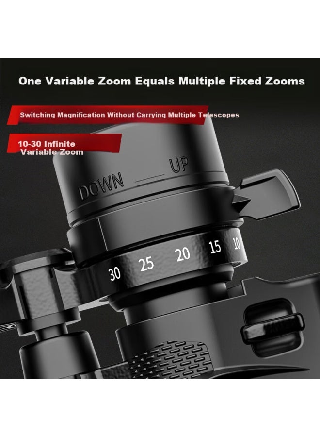 Leaysoo Tianyan 10-30x50 Infinite Zoom Wide-angle High-definition High-magnification Low-light Visible Professional Binoculars For Smartphone - Image 2
