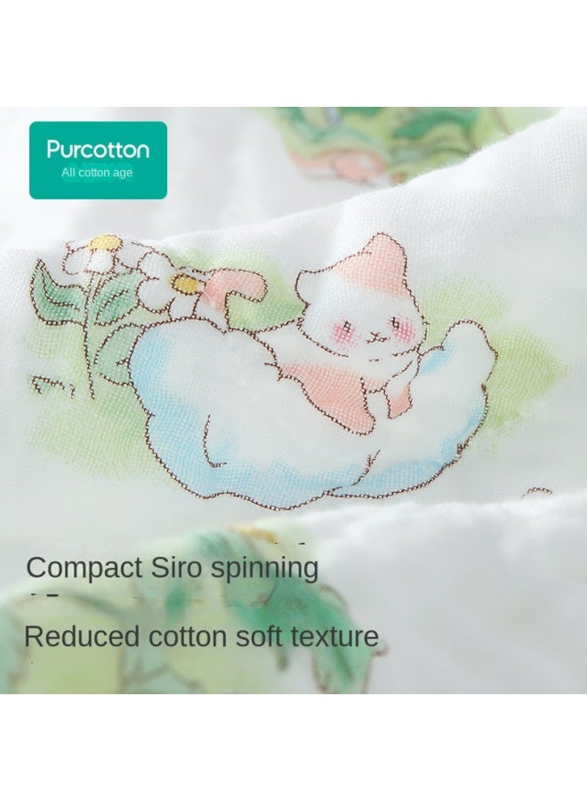 purcotton Baby Gauze Towel, Soft And Skin-friendly Bath Towel, Newborn Swaddle Blanket - Image 2