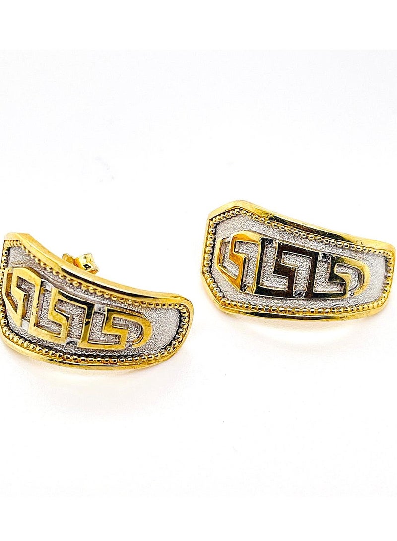 BTC ELLA - Silver Earrings Gold Plated (SIL0478) - Image 2