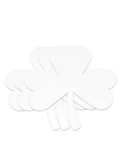 Artmate Pack of 3 Pieces Artmate Peelable Flower Shape Canvas Sticker, Self Adhesive Canvas, Primed White Colour - 