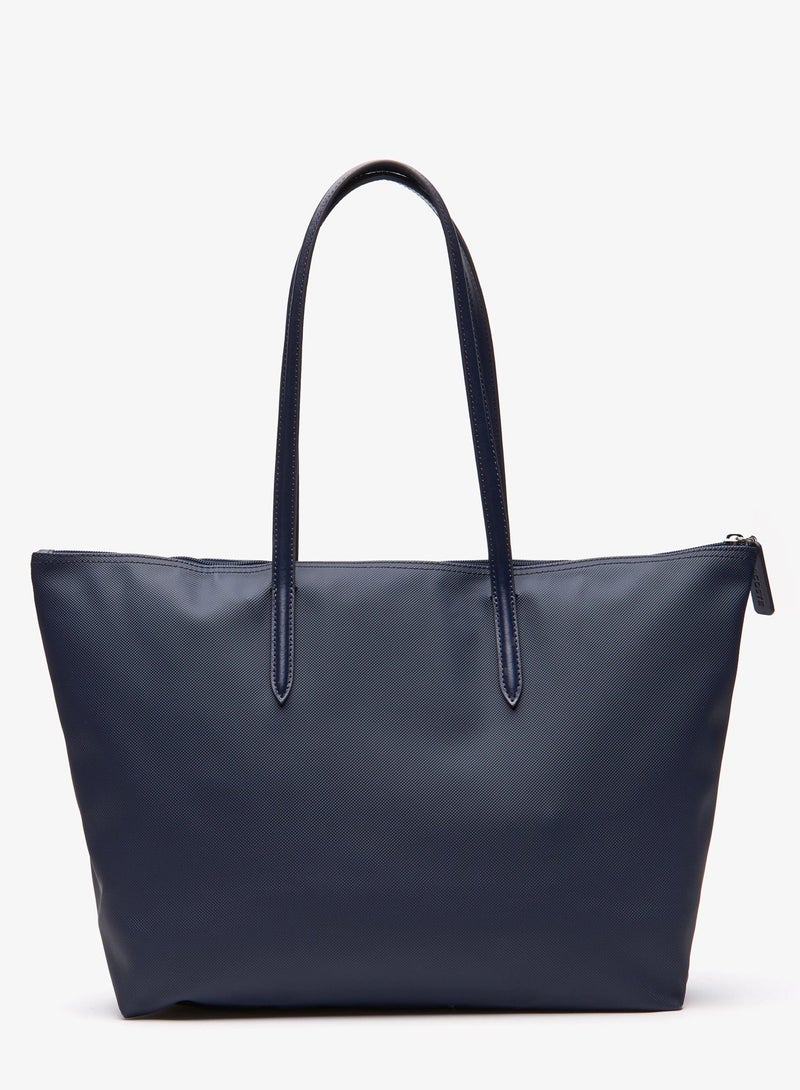 Lacoste Women's L12.12 Concept Fashion Versatile Large Capacity Zipper Handbag Single Shoulder Bag Tote Bag Camera Bag Medium - Image 2