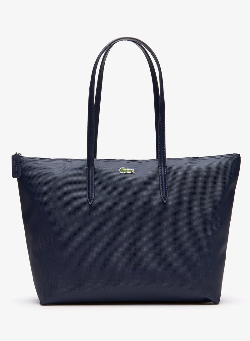 Lacoste Women's L12.12 Concept Fashion Versatile Large Capacity Zipper Handbag Single Shoulder Bag Tote Bag Camera Bag Medium - Image 1