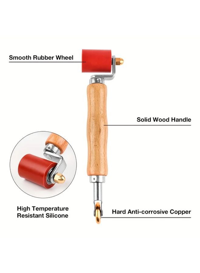 2 in 1 Green Silicone Seam Roller 30mm 40mm Heavy Duty Roofing Tool for PVC TPO EPDM - Image 5