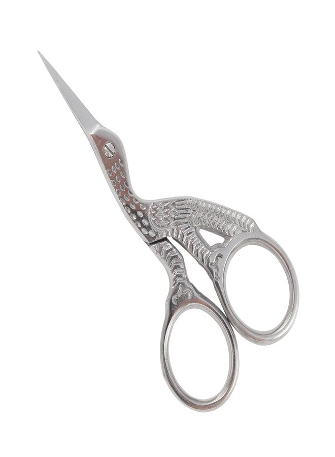 Stork Shape Sewing Embroidery Scissors Stainless Steel Shears for Crafting, Art Work, Threading, Needlework DIY & Everyday Use Emboridery Scissor