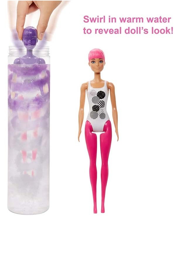 Barbie Color Reveal Barbie Assorted 5 - Monochrome Series  - Image 2