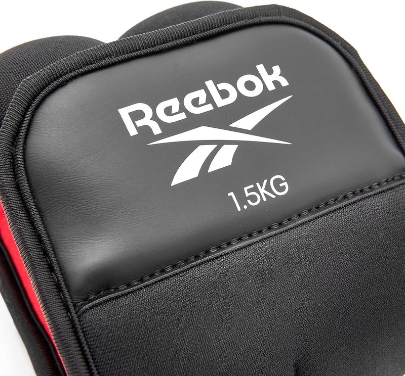 ريبوك أوزان كاحل ريبوك 1.5 كجم – قابلة للتعديل لتقوية الساقين وزيادة المقاومة أثناء التمارين - Image 2