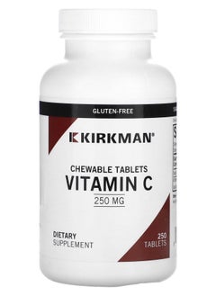 Kirkman Labs Chewable Vitamin C 250 mg 250 Tablets 