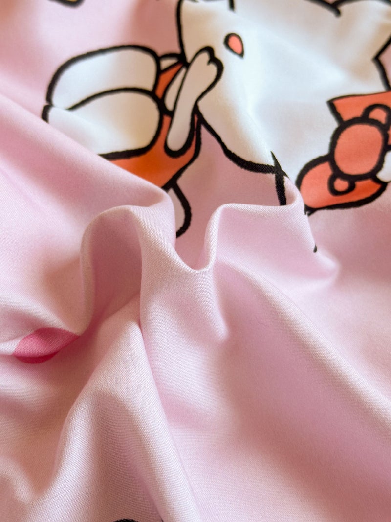 Hello Kitty Cartoon summer cooling quilt, children's nap air-conditioning blanket, thin quilt for home and kindergarten, machine-washable, baby and toddler A-class cooling breathable quilt - Image 4