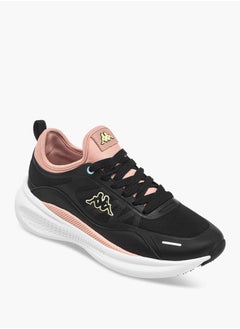 Women's Logo Print Sports Shoes with Lace-Up Closure