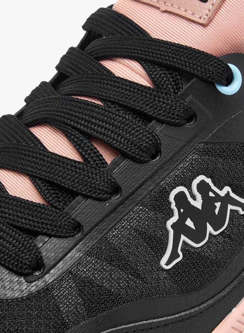 كابا حذاء رياضي نسائي بطبعة شعار مع إغلاق برباط - Image 4