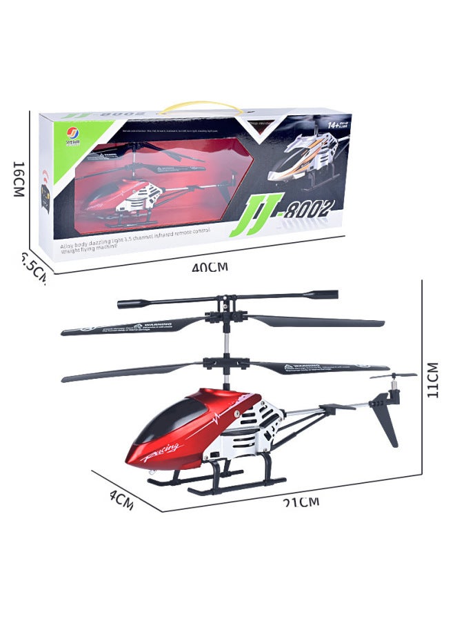 3.5 Through Alloy Remote Control Aircraft Remote Control Helicopter Luminous Aircraft Model Children's Toys Wholesale-Color:912X Gold (2.5 Channel English) - Image 3