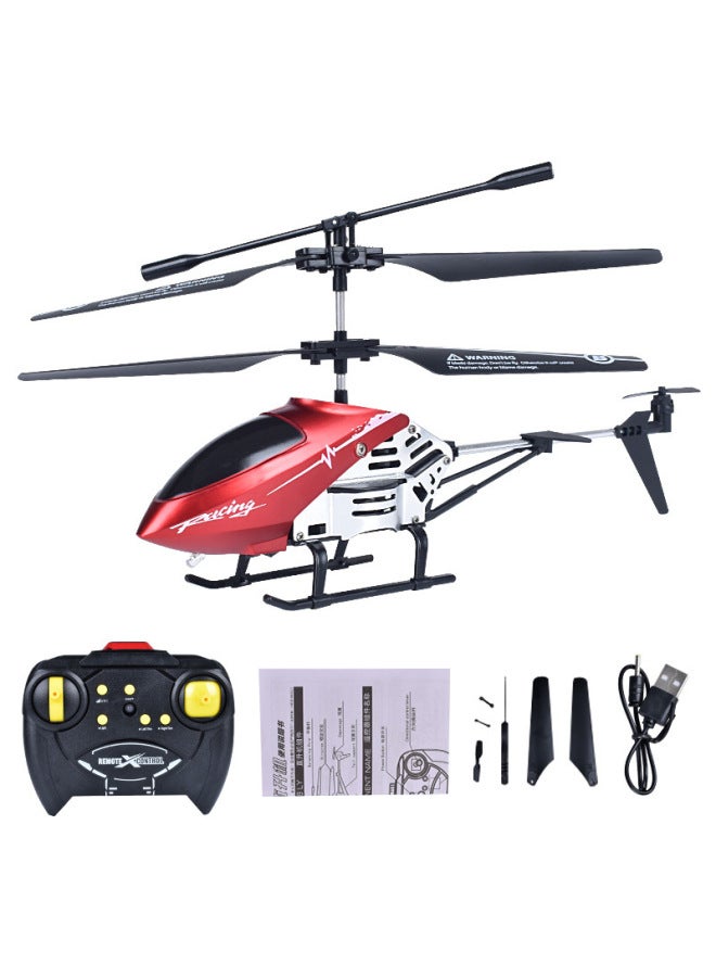 3.5 Through Alloy Remote Control Aircraft Remote Control Helicopter Luminous Aircraft Model Children's Toys Wholesale-Color:912X Gold (2.5 Channel English) - Image 4