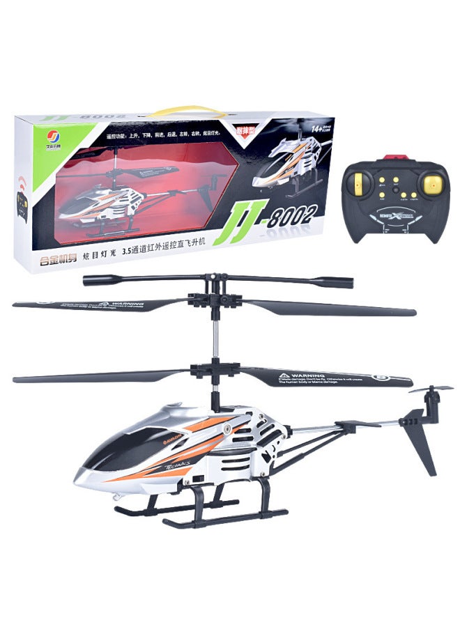 3.5 Through Alloy Remote Control Aircraft Remote Control Helicopter Luminous Aircraft Model Children's Toys Wholesale-Color:912X Gold (2.5 Channel English) - Image 5