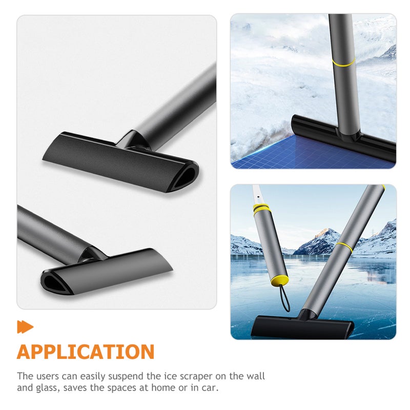 Ice Scraper Car Windshield Snow Scraper Portable Winter Snow Removal Tool - Image 4